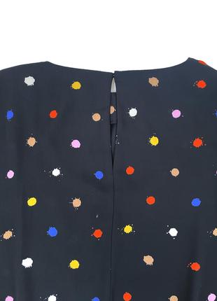 Стильна блузка в яскравий горошок warehouse, xl/xxl9 фото