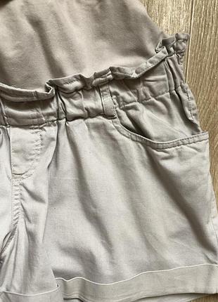 Шорты джинсовые мом h&m для беременных 7