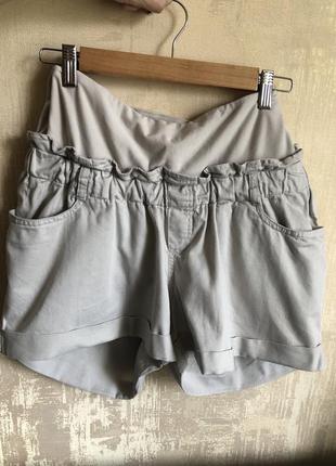 Шорты джинсовые мом h&m для беременных 4