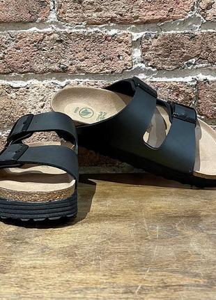 Birkenstock arizona platform vegan шлепки на платформе оригинал5 фото