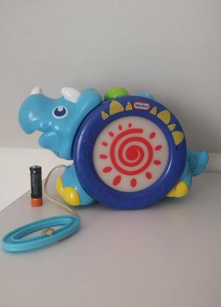 Музыкальная каталка динозавр оригинал от little tikes дыно 🦕