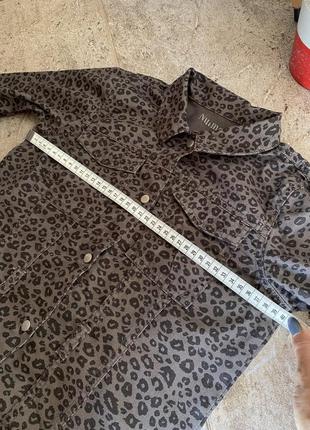 Платье рубашка туника принт леопард2 фото