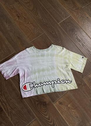 Футболка champion в стиле tie dye3 фото