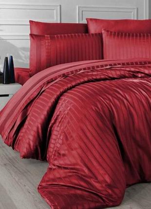 Постельное белье first choice deluxe satin 200 х 220 см new trend red