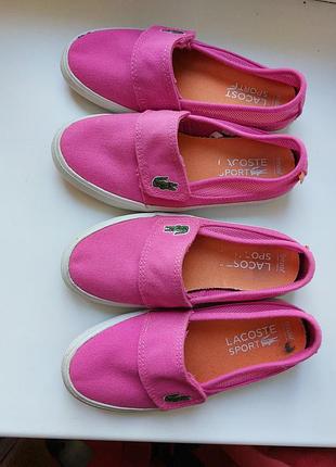 Детские кеды lacoste sport 8