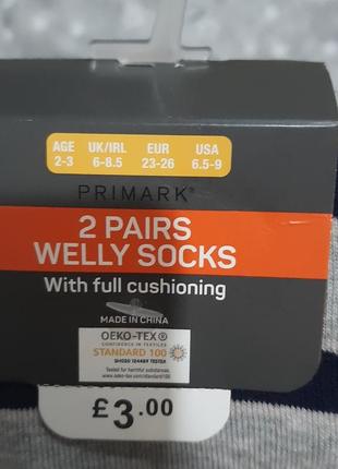 Гольфы для девочки 2-3 года, primark 3