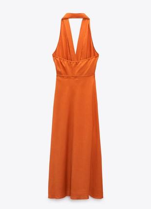 Платье лиоцеллово-лина zara6 фото