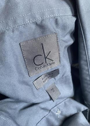 Рубашка мужская брендовая серая calvin klein- 43/172 фото