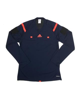 Чоловіча синя суддівська футболка adidas referee 14 jersey - m2 фото