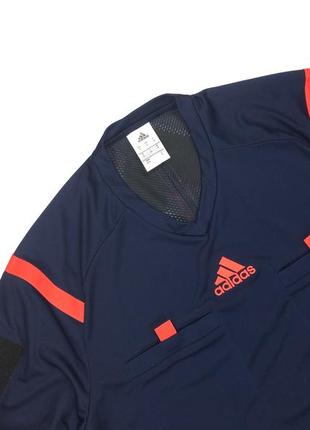 Чоловіча синя суддівська футболка adidas referee 14 jersey - m5 фото