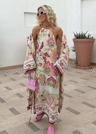 Літній сарафан сукня плаття zara xs9 фото