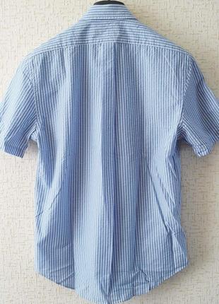 Мужская рубашка с коротким рукавом ralph lauren.4 фото