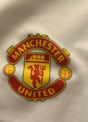 Белые шорты adidas manchester united, 5-6лет, рост 116-120см3 фото