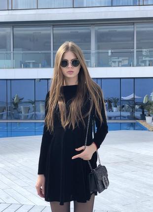 Велюровое платье3 фото