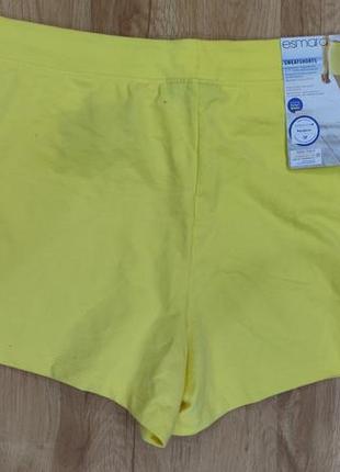 Жіночі однотонні шорти esmara, розмір l(44/46), світло жовті6 фото