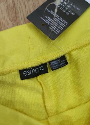 Жіночі однотонні шорти esmara, розмір l(44/46), світло жовті4 фото