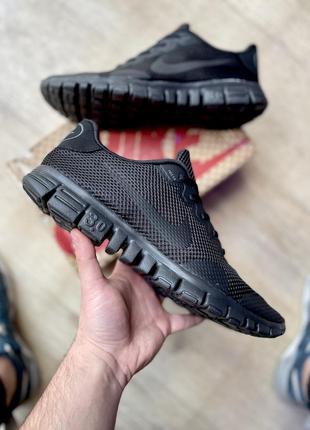 Кросівки чоловічі nike free run 3.0 black