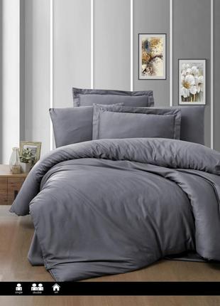 Постільна білизна first choice cotton satin 160 х 220 см snazzy quick silver