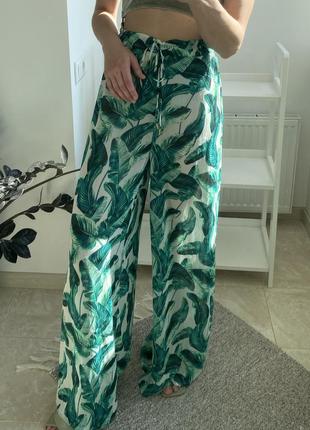 Брюки макси h&m палаццо