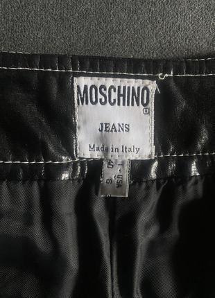 Moschino jeans винтажная мини-юбка, 90-е4 фото