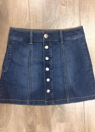 Джинсовая юбка #aeo denim skirt3 фото