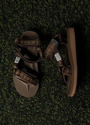 Сандали carhartt wip x suicoke depa hamilton brown (new) | original