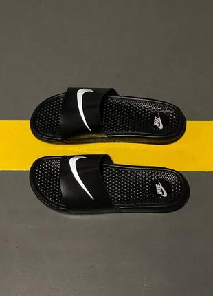 Шльопанці nike black reflective4 фото