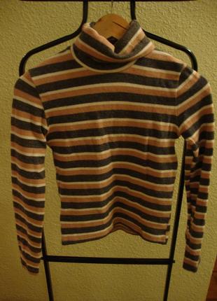 Теплий гольф у смужку miss ribellina