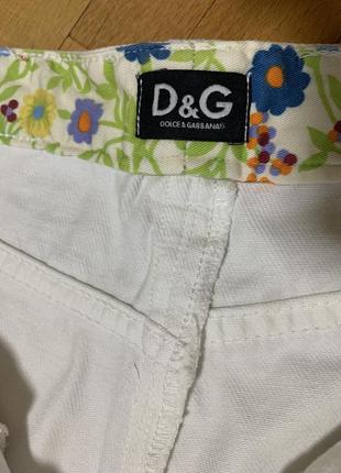 Белые коттоновые джинсы от d&amp;g2 фото