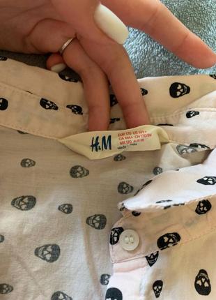 Рубашка с черепами 5