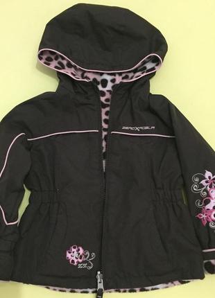 Куртка,курточка на дівчинку 1,5-2.5 роки термо непромокаюча флісова1 фото