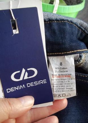 ( 12 - 14 лет 152 / 158 рост ) denim desire джинсовый комбинезон джинсы для девочек подростковый нов7 фото