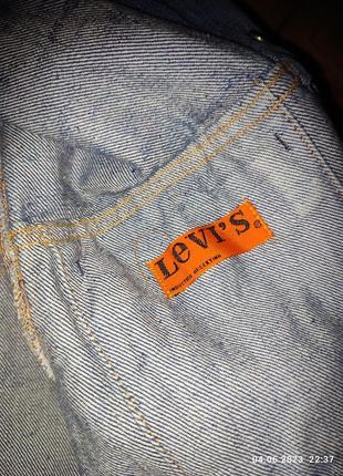 Винтажная джинсовая куртка levi's р с м5 фото