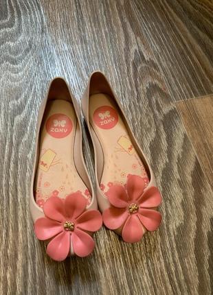 Балетки босоножки zaxy