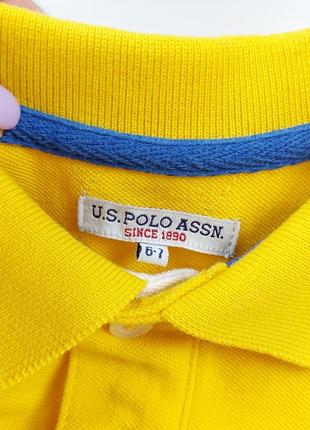 Тенниска поло от u.s. polo assn. 6-7 лет, 116-122 см.4 фото