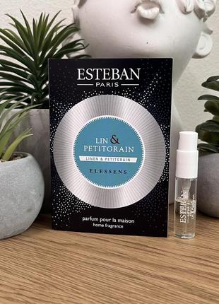 Оригінал пробник парфумований аромат для будинку esteban linen & petitgrain home fragrance оригинал парфюм для дома1 фото