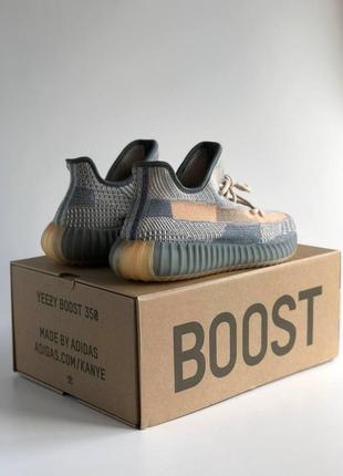 Мужские кроссовки adidas yeezy boost 350 v2 grey beige 41-42-43-443 фото