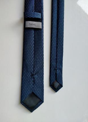 Синий классический галстук галстук next