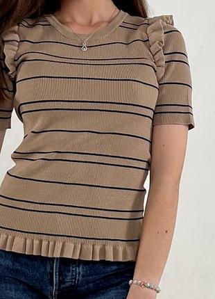 Жіноча кофта в смужку від бренду laundry із сша.