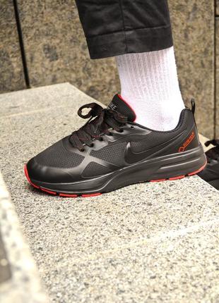 Лёгкие чёрные кроссовки nike pegasus gore-tex чорні чоловічі кросівки nike pegasus кросівки найк в сіточку