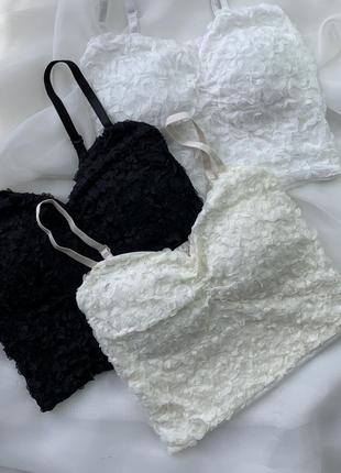 Нереальные нежные топы xs -s белый беж черный с чашками