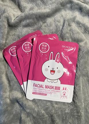 Тканинні маски для обличчя3 фото