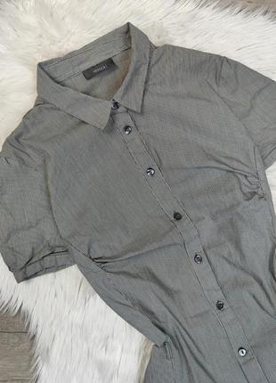 Женская летняя блуза c&a серая в полоску размер 46 м3 фото