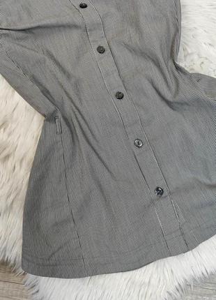 Женская летняя блуза c&a серая в полоску размер 46 м4 фото