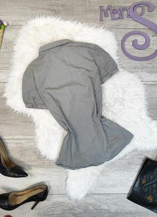 Женская летняя блуза c&a серая в полоску размер 46 м5 фото