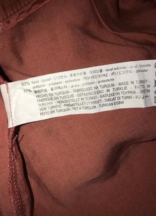 Zara-чудовые шорты из лиосела! р.-xs6 фото
