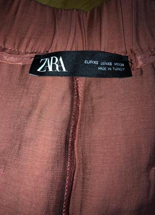 Zara-чудовые шорты из лиосела! р.-xs5 фото