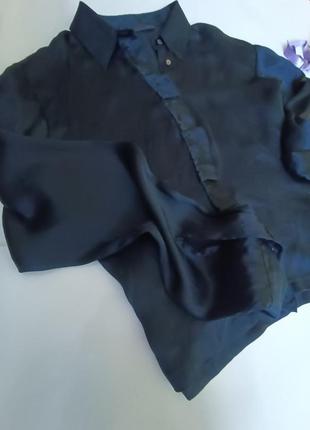 Блуза з натурального шовку nicole farhi 😍❤️3 фото