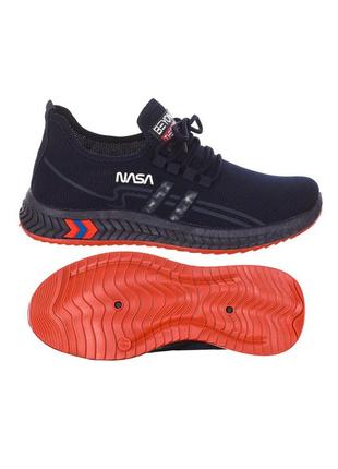 Кросівки nasa trainers uni navy-black1 фото