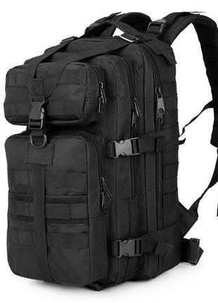 Тактичний штурмовий військовий рюкзак 35 л black (m06b)